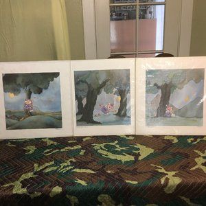 Cute Clown Watercolor Artwork by Steinbeck